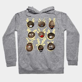 Nine Reindeer Hoodie